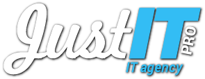 logo firmy JustITPro - tvorba www stránek, online propagace, uživatelské testování, mobilní aplikace